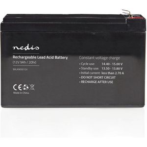 Nedis Oplaadbare Loodaccu - Lead-Acid - Oplaadbaar - 12 V - 9000 mAh