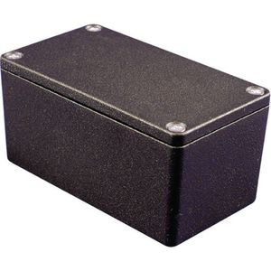 Hammond Electronics 1550Z116BK Universele behuizing 160 x 100 x 60 Aluminium Zwart 1 stuk(s)
