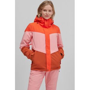 O'Neill Jas Women Coral Cherry Tomato -A Xs - Cherry Tomato -A 50% Gerecycled Polyester (Repreve), 50% Polyester Ski Jacket