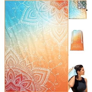 Diveblues® Strandlaken - Extra groot - UltraSoft - XXL 145 x 200 cm - Extra groot formaat Microvezel Handdoek - Badlaken - Strandhanddoek - Groot Strandkleed