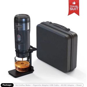 Draagbare Koffiezetapparaat - Voor Auto & Thuis - DC12V - Espresso Koffiezetapparaat - Fit Nespresso - Dolce Pod - Capsule Koffie - KoffiePoeder - Bouw Koffiezetapparaat -