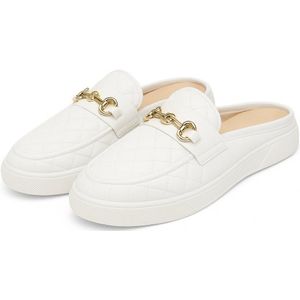 Loafers Dames - Slippers Dames - Dames schoenen - Loafers yacht - Instappers Dames - Wit - Maat 37
