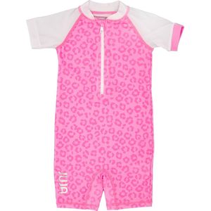 JUJA - UV Zwempak voor baby's - korte mouwen - Leopard - Roze - maat 86-92cm