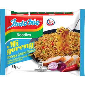Indomie Instant Noedels Noodles Mi Goreng BBQ Kip Smaak- 40 x 80g