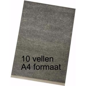 CHPN - Carbonpapier - Carbon papier - Overtrekpapier - 10 vellen - A4 formaat - Kopie maken - Overtrekken - Tekenen - Snel en Simpel Kopiëren - Tekenpapier - Zwart