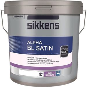 Sikkens Alpha Bl Satin - Wit - 1L