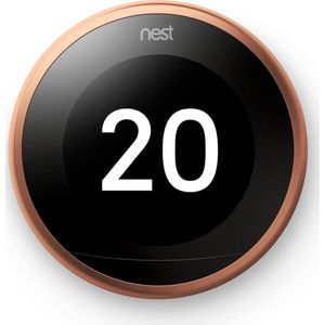 Google Nest Learning Thermostat - Slimme thermostaat - Koper