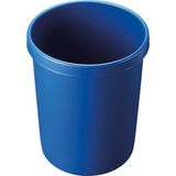 HELIT Afvalbak - 45 liter - Kunststof - Blauw - dxh 390x480 mm