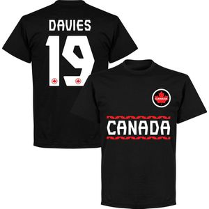 Canada Davies 19 Team T-Shirt - Zwart - 5XL