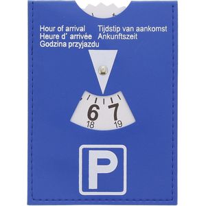 Parkeerschijf - Parkeerkaart - Parkeren in de blauwe zone - Parkeerschijf blauw - 11x15cm - Europa - Auto Accessoires