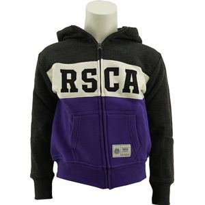 RSC Anderlecht hoodie met kap en rits kids maat 134/140 (9 a 10 jaar)