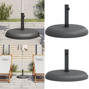 Casaria® Pied de parasol de 38 à 48 mm, remplissable, pour balcon, jardin
