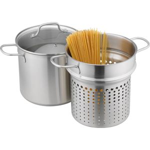 Pastapan - RVS - Geschikt voor Inductie - 24 cm