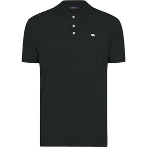 Jimmy Sanders Polo Shirt Korte Mouw Katoenen Pique Heren Donker Groen - M