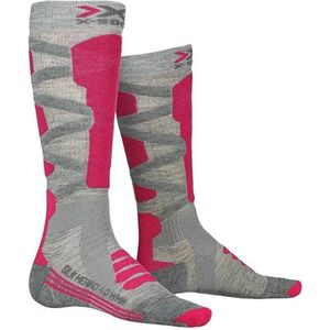 X-socks Skisokken Merino 4.0 Dames Polyamide/wol Roze Mt 37-38