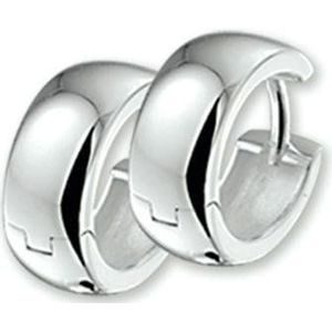 The Jewelry Collection Klapoorringen Bol - Zilver