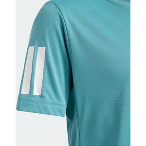 adidas Performance Club Tennis 3-Stripes T-shirt Kids - Kinderen - Turquoise- 152