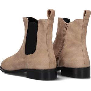 Notre-V 3422 Enkellaarsjes - Enkelboots met rits - Dames - Taupe - Maat 36