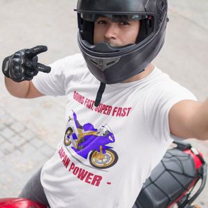 Shirt - Japan power motor - Wurban Wear | Grappig shirt | Motor | Unisex tshirt | Auto | Accessoires | Wit