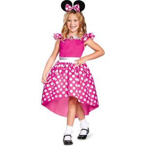 DISGUISE - Klassiek roze kostuum Minnie voor meisjes - 98/110 (3-4 jaar)