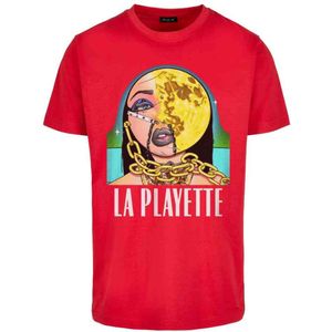 Mister Tee - La Playette Heren T-shirt - L - Rood