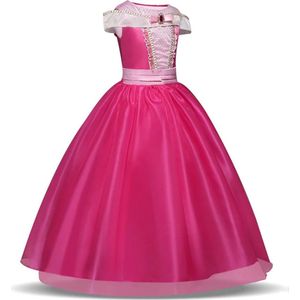 WiseGoods - Prinsessenjurk Meisje - Prinses Kostuum - Verkleedkleding - Kinderkostuum - 6-7 jaar - 116-122