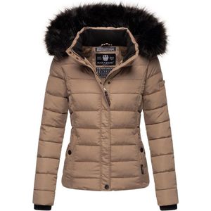 Gewatteerd & Winddicht Navahoo Miamor - Winterjas Dames - Volwassen - Capuchon - Taupe - XXL