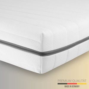 Koudschuim matras 120x190 - orthopedisch matras - 7 zones - hardheid zacht - comfortabel matras - ademend - 15cm