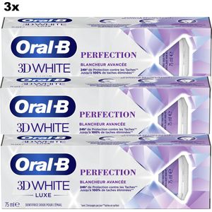 Oral-B 3D White Luxe Perfection - 3x 75 ml - Tandpasta