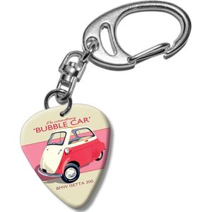 Plectrum sleutelhanger Bubble Car