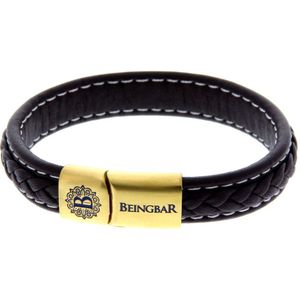 BEINGBAR Bracelet Armband BNGBR034 100109 M 19.5cm (bruin)