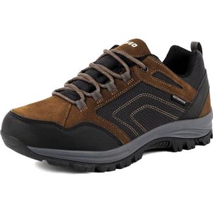 Geweo Wandelschoenen Heren Waterdicht - Outdoorschoenen Waterproof- Schoenen Trekking Hikingschoenen Outdoor - Antislip - Ademend - Universal - Bruin - Maat 44