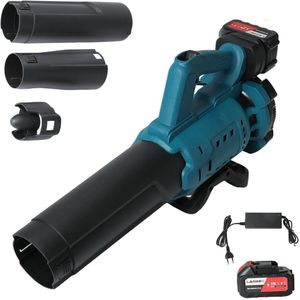 Bladblazer - Bladblazers met Accu - Elektrische Bladblazer - Brushless Motor - Draadloze - 130MPH - 480CFM - voor Tuin - Sneeuw - Terras - 1 Accu