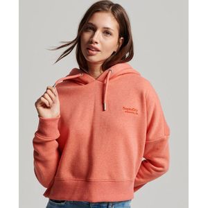 Superdry Vintage Logo Crop Capuchon Oranje XL Vrouw