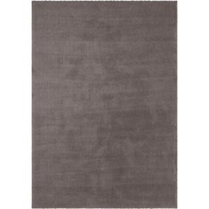 Velluto | Hoogpolig Vloerkleed | Taupe | Hoogwaardige Kwaliteit | 80x150 cm