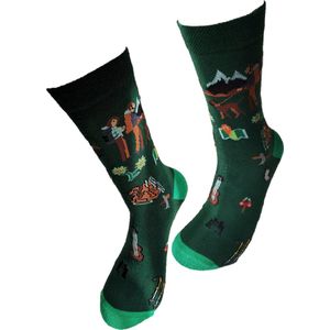 Verjaardag cadeau - wandel hike sokken - vrolijke sokken - valentijn cadeau - aparte sokken - grappige sokken - leuke dames en heren sokken - moederdag - vaderdag - kerst cadeau - Sokken waar je vrolijk van wordt - Maat 42-47