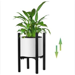 Plantenstandaard - Plantentafel - Bloempot Houder- Metaal & Mat Zwart