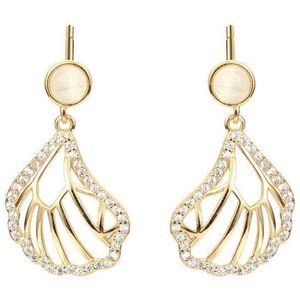 Oorbellen Showy - S925 zilver met 18 karaats goud