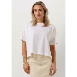 MSCH Copenhagen Mschairin Logan Tee Tops & T-shirts Dames - Shirt - Ecru - Maat L/XL