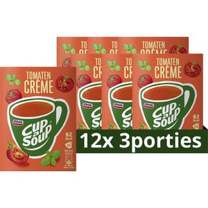 Unox Tomaten CrÃ¨me Cup-a-Soup - 12 x 3 x 175 ml - Voordeelverpakking
