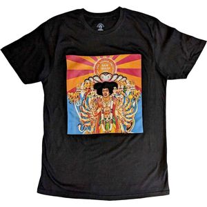 Jimi Hendrix - Axis Heren T-shirt - 2XL - Zwart