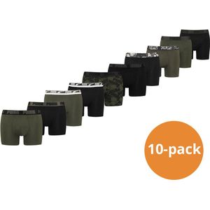 Puma Boxershorts 10-pack Forest Night / Black-XL