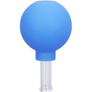 Gezichtsmassage Cupping Bal Siliconen Vacuüm Cupping Apparaat - Blauw 1 - Verbeter de Slaapkwaliteit