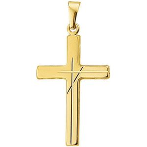 Trendjuwelier huiscollectie 4010468 Gouden bedel kruis