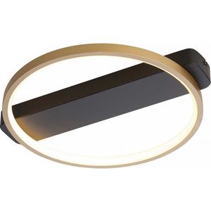 Freelight - Plafondlamp Cintura Ø 35 cm zwart goud