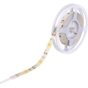 B.K.Licht - LED strip - 1 meter - met bewegingssensor - siliconencoating - op batterijen - zelfklevend