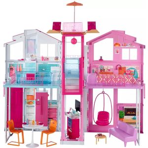 Barbie Malibu Huis Met 3 Verdiepingen - Barbiehuis