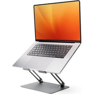 Laptop Standaard Verstelbaar - Laptop Verhoger - Laptop Standaard Opvouwbaar - Ergonomisch - Staand Werken - Laptop Houder - Staal