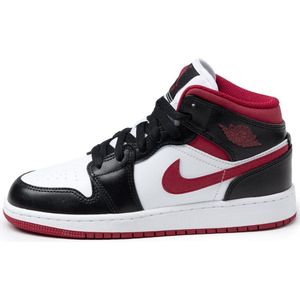 Nike Air Jordan 1 Mid (GS), White/Gym Red-Black, DJ4695 122, EUR 38.5