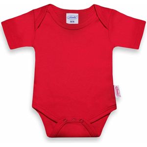 Funnies romper uni line fuchsia 62-68